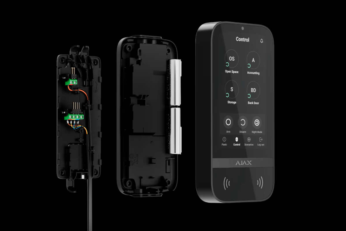 Funkcje KeyPad TouchScreen Fibra